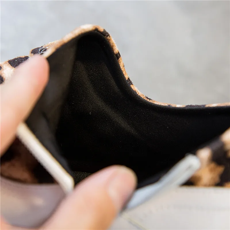 RASMEUP/женские кроссовки из натуральной кожи с леопардовым принтом коллекция 2019