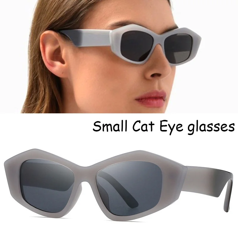 

New Small Cat Eye Sunglasses Women Luxury Fashion Sun Glasses Punk Sunglass Men Lady Shades Oculos Retro De Sol UV400 Eyewear
