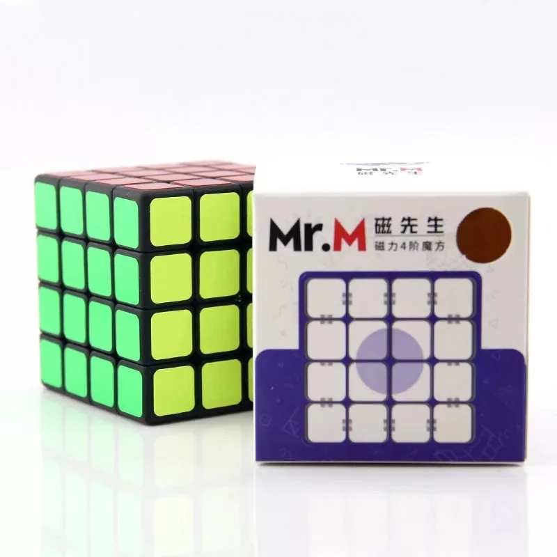 

Shengshou Mr.M Magnetic Cubes 4x4 Speed Cube Magic 4x4x4 Magnet Positioning Mrm 4 Cubo Magico 4*4 Magnets Cube Black Game Puzzle