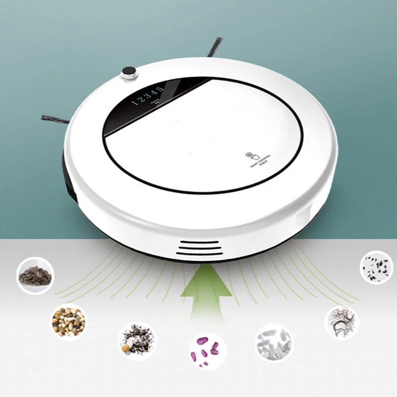 

Automatic Refilling Robot Vacuum Cleaner Household Smart Route Planning Carpet Cleaning Vacuum Cleaner with Water Tank