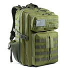 Водонепроницаемый армейский рюкзак 45 л, Мужская Военная Тактическая Сумка, уличная дорожная штурмовая тактическая сумка, военный камуфляжный рюкзак 3P