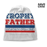 trophy father personality hip hop head caps beanie hats bonnet 80s 80s movies classics 1980 movies trophy husband retro vitage