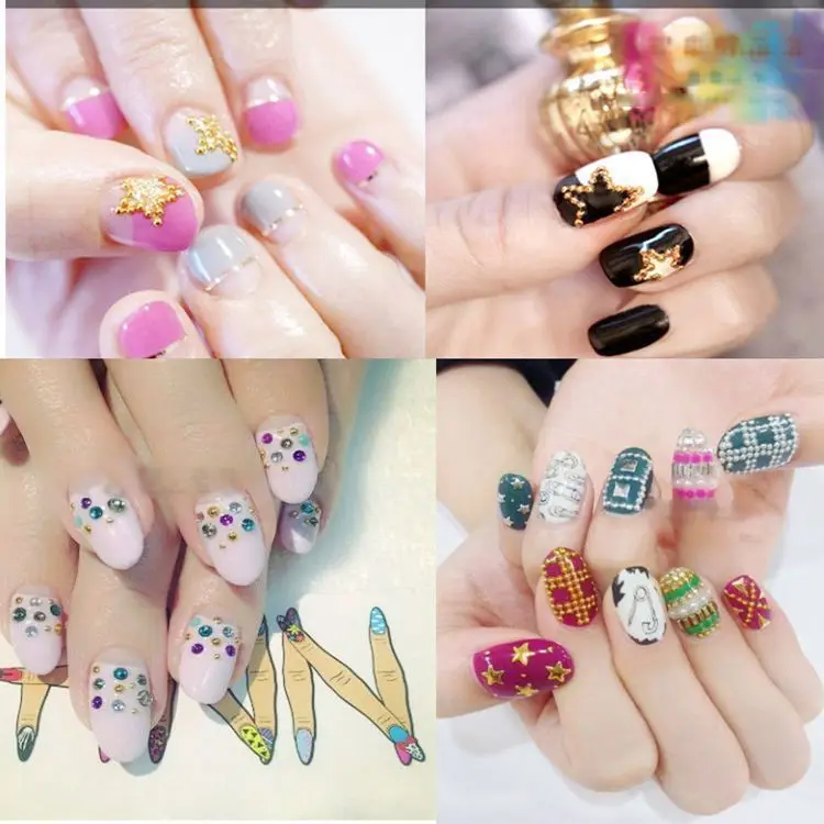 

Nail Art Metal Balls Beads Gold Silver Filling Epoxy Silicone UV Resin Mold Decorative Jewelry Making Components Craft DIY