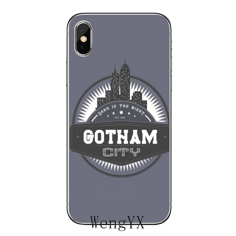 Американская ТВ-маска из силикона Gotham для Xiaomi Redmi 7 7A Note 8 Pro K20 Mi A3 9T CC9 CC9e 9 Lite SE On.