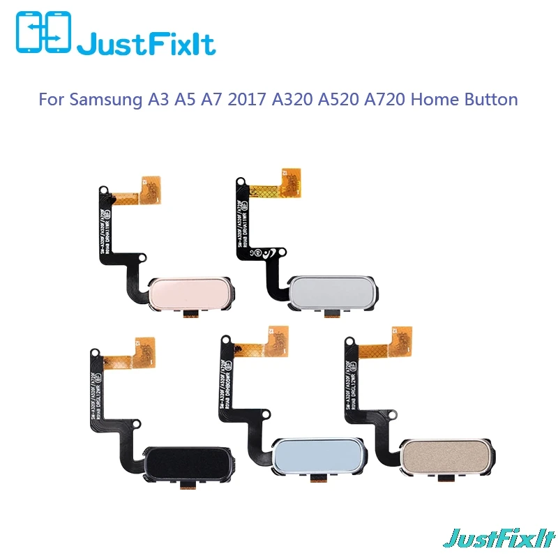 Для Samsung Galaxy A3 A5 A7 2017 A320 A520 A720 A320F A520F A720F сенсорный ID датчик отпечатков пальцев