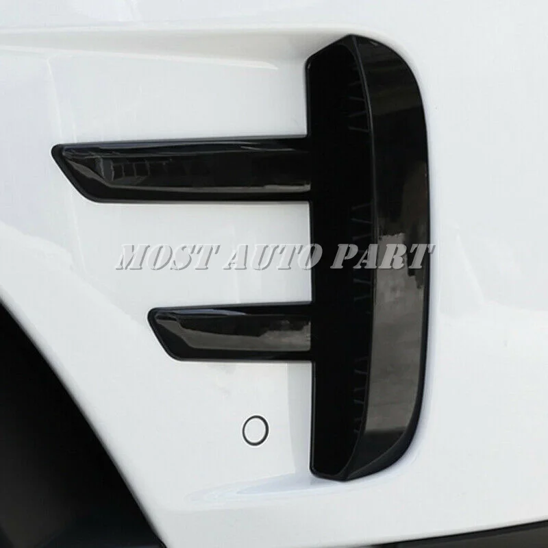 Черная внешняя Решетка переднего бампера из АБС пластика решетка