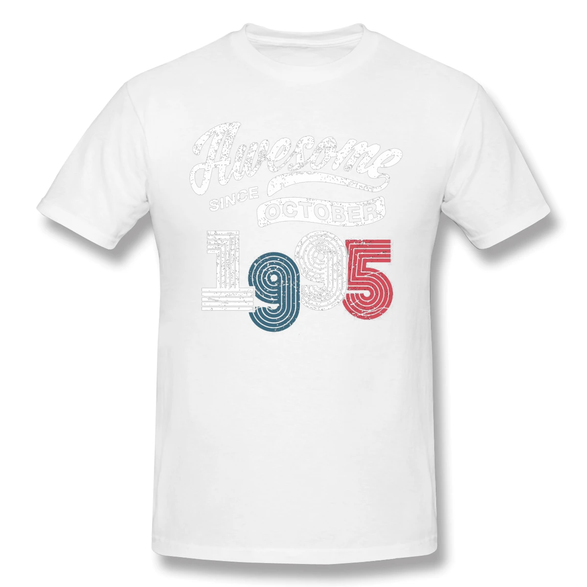 Ретро подарок на день рождения футболки для мужчин Потрясающие с октября 1995