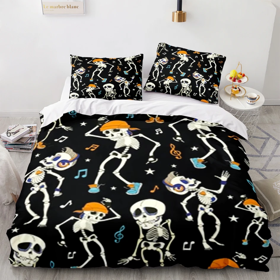 Комплект постельного белья со скелетом односпальный двуспальный Королевский с