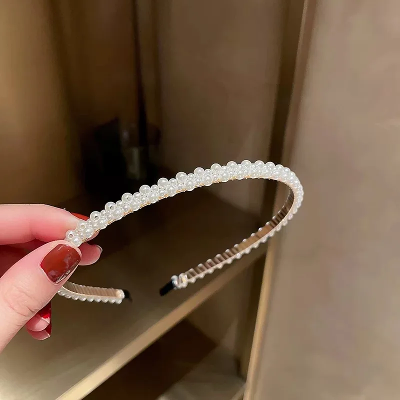 

New Peach Heart PU Leather Thickened Sponge Letter Hairband For Women Girls Wide Wash Headband Retro Simple Hair Accessories