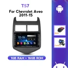 Автомобильный DVD-плеер для Chevrolet Aveo Sonic 2011-2015, мультимедийная магнитола с GPS-навигацией, видеорегистратором, камерой, Wifi, IPS экраном
