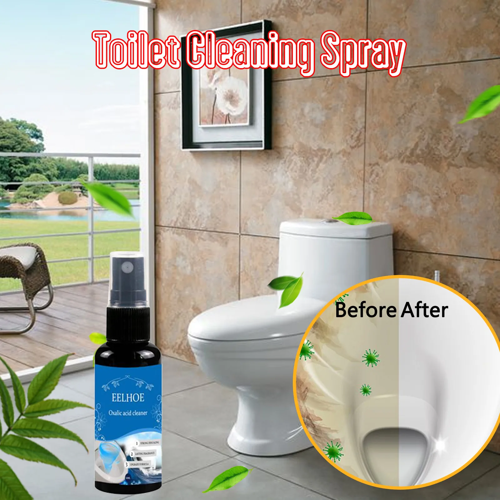 Спрей для удаления грязи в туалете домашний спрей волшебный автоматический