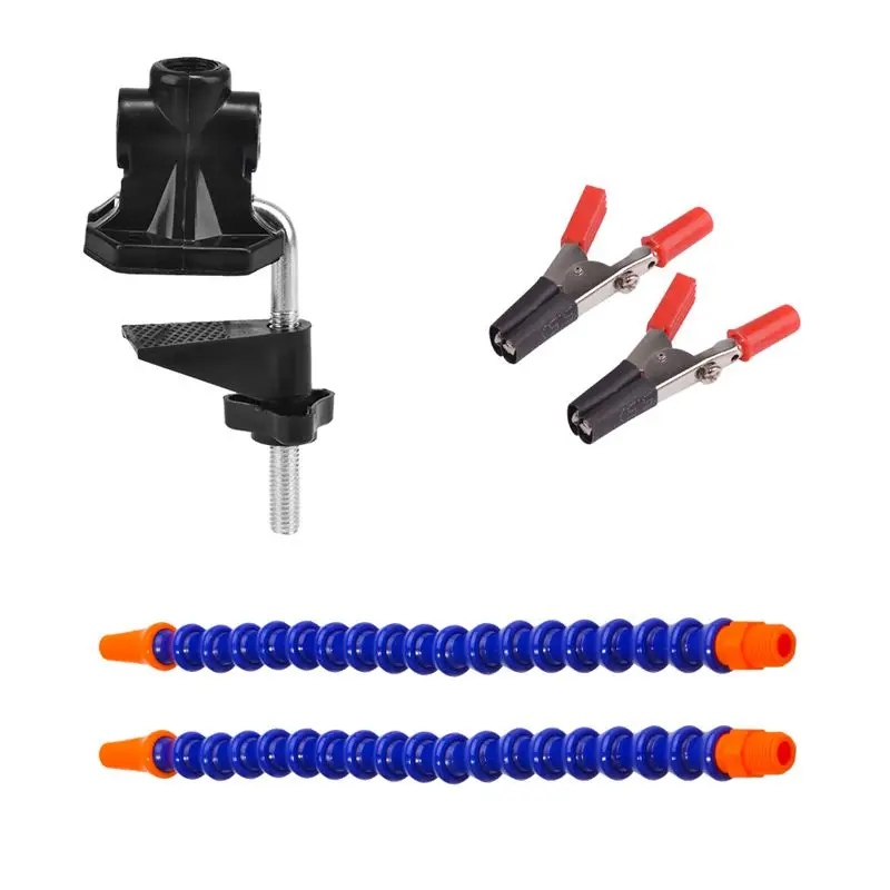 Гибкие руки помощи третья рука набор аксессуаров для паяльника (два гибких