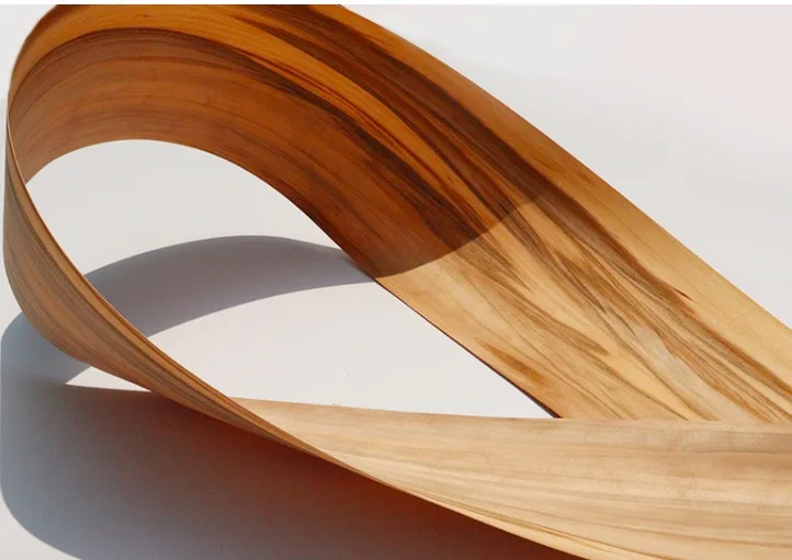 

Length:2.5Meters Width:18mm Thickness:0.5mm Natural wood veneer pure wood apple Veneer