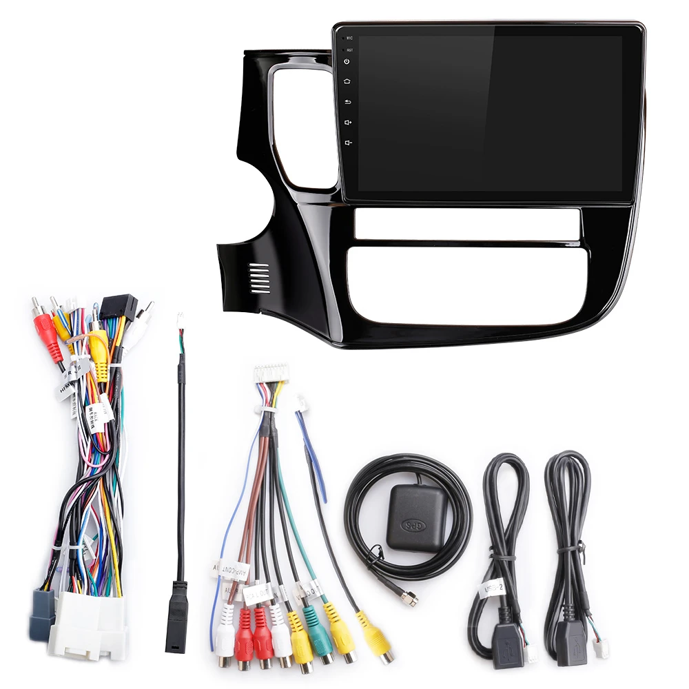 Автомагнитола 2 Din для Mitsubishi Outlander 3 GF0W GG0W 2012-2018 Гб + 32 ГБ Android 9 1 HiFi мультимедийный