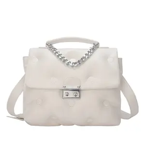 small chain brand designer pu leather crossbody bags for women 2022 simple totes shoulder bag lady luxury handbags and purses free global shipping