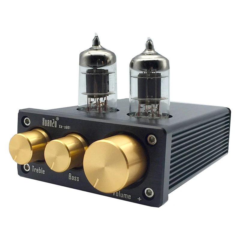 Preamplifier U801 6J1 tube desktop power amplifier audio treble and bass gain pure preamplifier HiFi AMP | Электроника