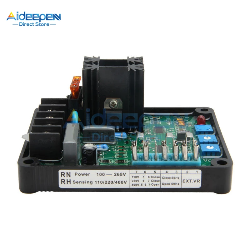 GAVR-8A AVR 8A GAVR 8A Универсальный генератор автоматический регулятор напряжения модуль 110/220/440 VAC Программируемый Вход AC 90 V-480 V