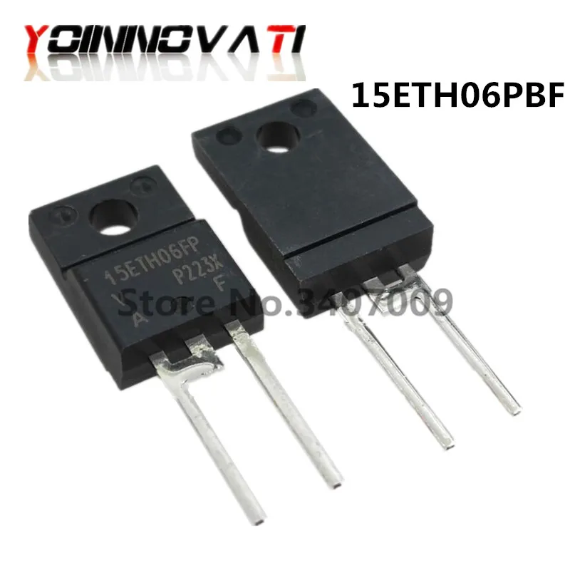 VS-15ETH06PBF 15ETH06 15ETH06PBF TO-220F Диод Быстрого Восстановления 15A 600V 100% новый и оригинальный