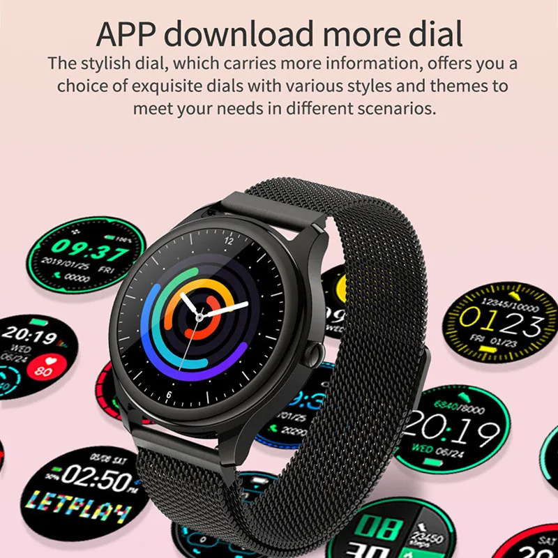 

Smart Watch S23 Women Men Heart Rate Blood Pressure Sport Multi-Function Fitness Tracker Fashion Smartwatch