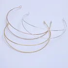 Обруч для волос металлический двухстрочный, украшение для волос сделай сам, 1 шт.