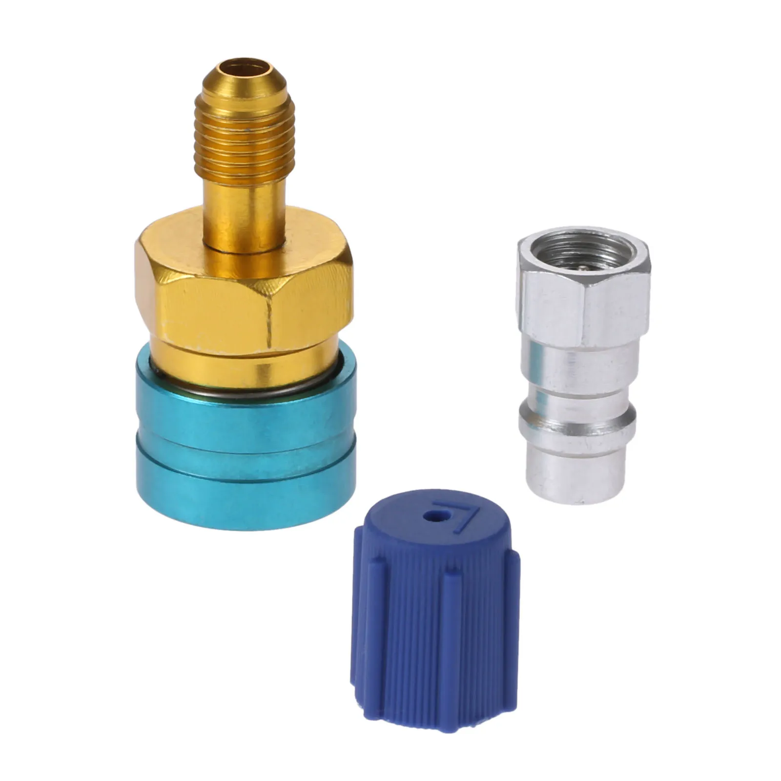 Yetaha низкая сторона R1234yf быстроразъемный соединитель R12 в R134a адаптер синего цвета