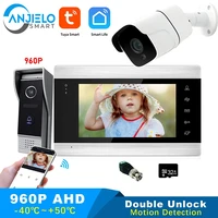 doorbell with camera 960pahd graffiti smart 7 inch screen wide angle doorbell video intercom doorbell
