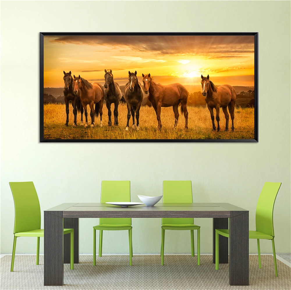 Большие плакаты и принты заката настенные картины для спальни украшение