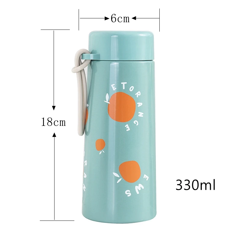 Зимний мультяшный термос FUNBAKY Термокружка Из Нержавеющей Стали с милым рисунком