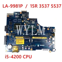 cn 0mxm3y la 9981p for latitude 5537 3537 laptop motherboard with i5 4200 cpu 0mxm3y working perfect