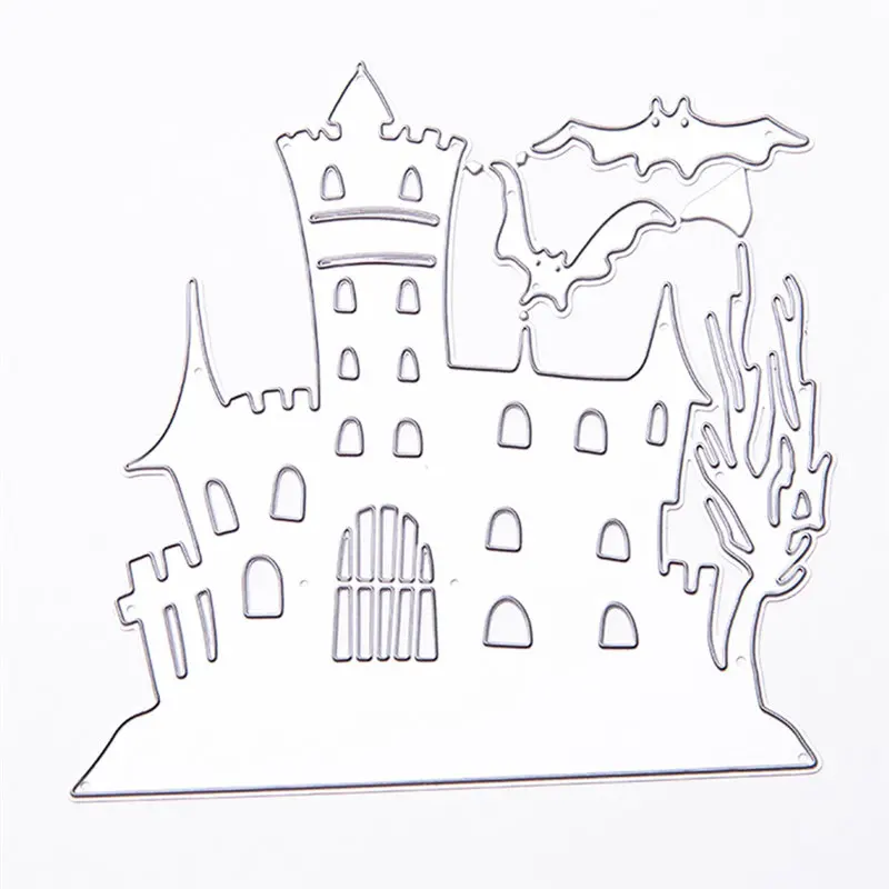 Новый дизайн Хэллоуин металлические режущие штампы DIY тиснение Трафаретный