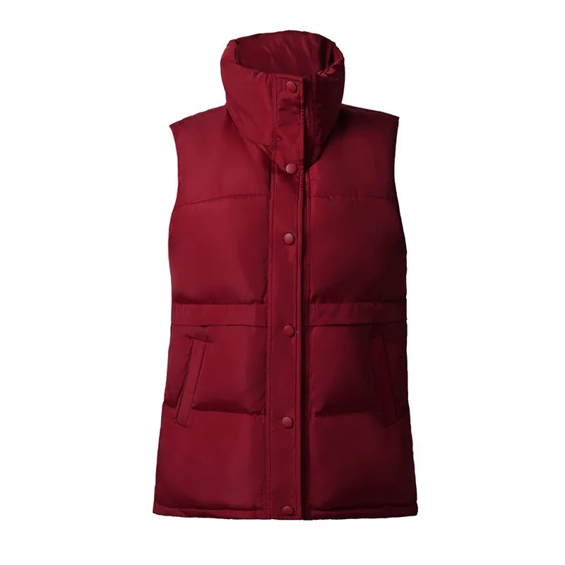 

Guilantu 2021 Spring Autumn Sleeveless Jacket Vest Women Dwon Cotton Padded Short Waistcoat Coat Female Plus Size Slim Outerwear