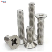 m2 5 cross recessed counters flat head screw km electronic small phillip tail screws vis inoxydable parafuso inox din965 iso7046