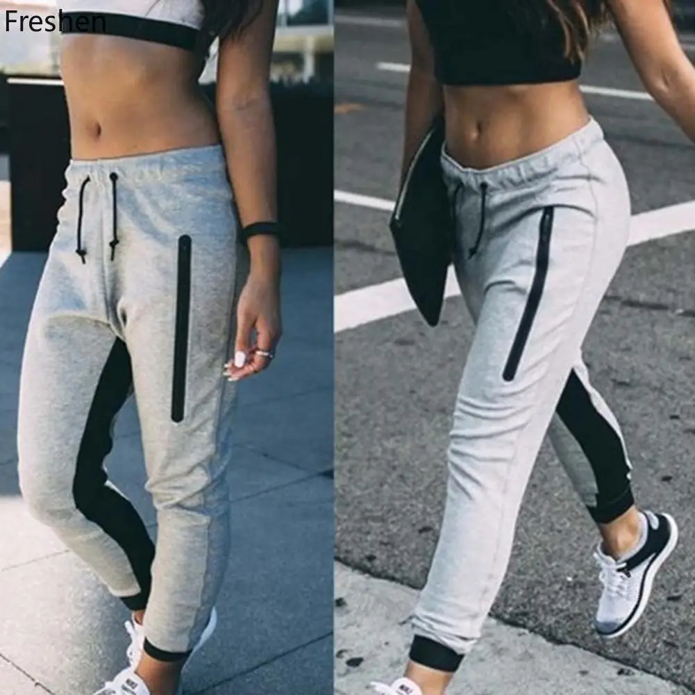 

2021 New Women Gyms Pants Joggers Casual Pants Fitness Female Sportswear Tracksuit Sport Skinny Sweatpants Trousers
