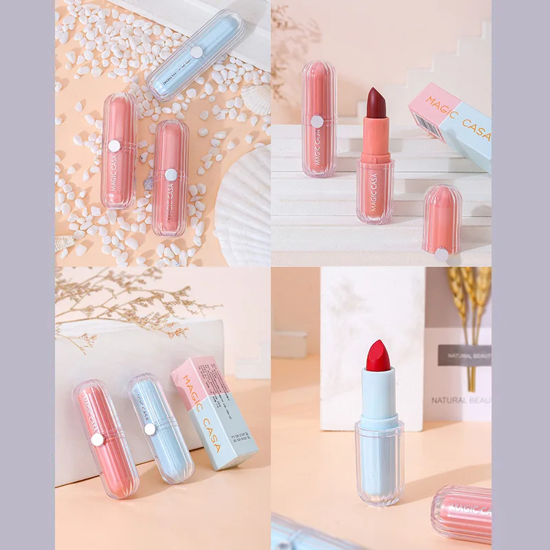 1 шт красный в комплекте бархатный Увлажняющая помада Водонепроницаемый