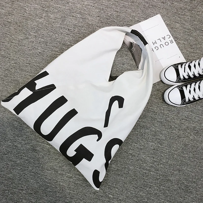 

Fashion Women's Large Capacity Canvas Beach Handbag Student Shoulder Shopping Tote Bag Luxury Simple Bag