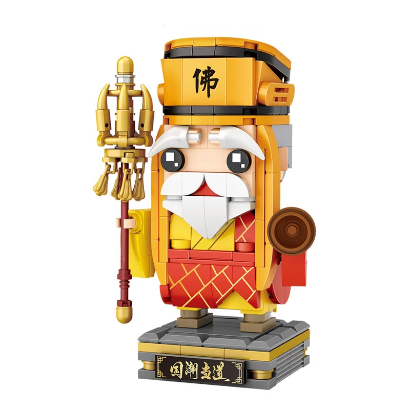 

LOZ 1547 China Legend of The White Snake Elder Buddhist Monk 3D Model DIY Mini Blocks Bricks Building Toy for Children no Box