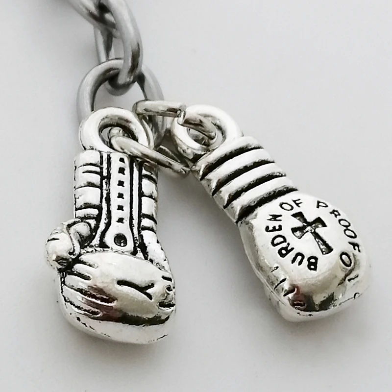 Модный брелок для ключей с подвеской в виде боксерских перчаток спортивный