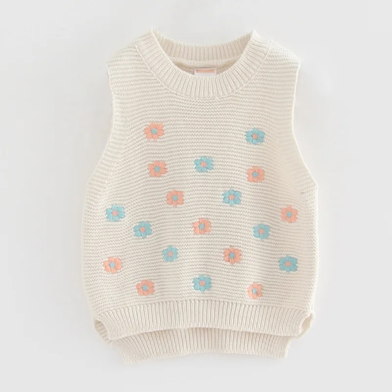 2021 Сезон весна-осень Детский свитер Плотная кофта с круглой горловиной для