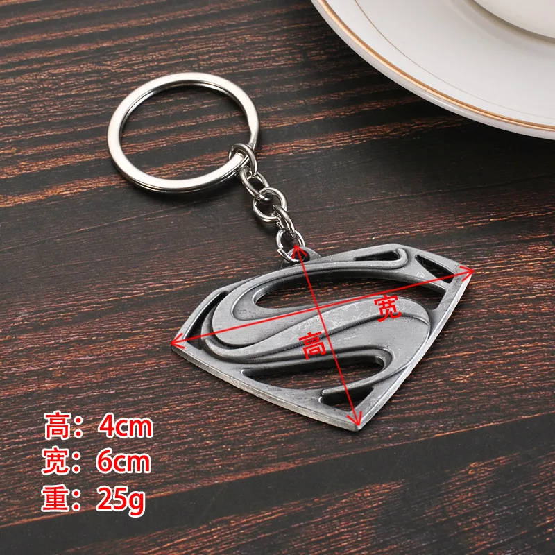 2020 Мстители брелок с суперменом супергерой логотипом Модный высококачественный