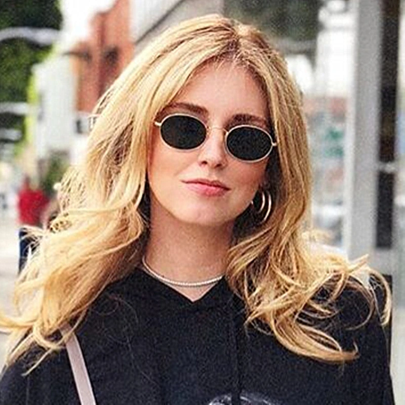 Овальные Солнцезащитные очки в стиле ретро для мужчин и женщин роскошные