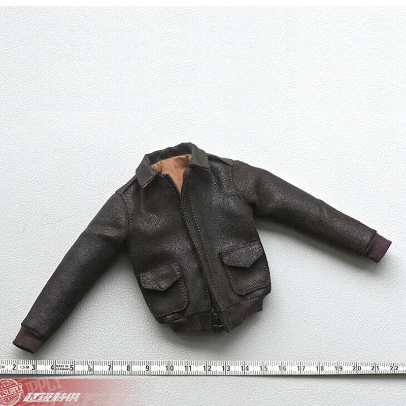 

In Stock 1/6 Scale Flying Jacket Female Retro Style Coat Clothes Model Fit 12'' HT PH Figure