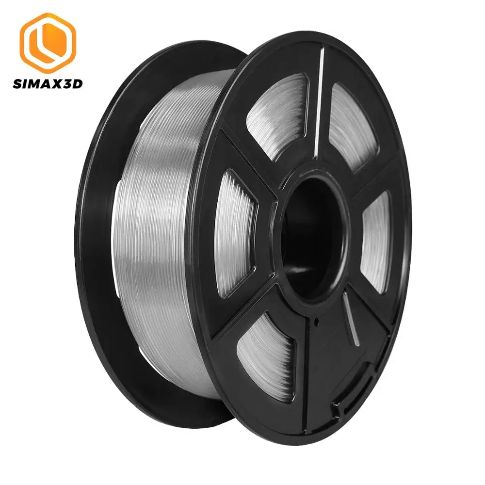 

SIMAX3D Transparent Filament 1.75mm PLA 1KG per Roll PLA Material for 3D Printing filamento pla 3d printer filament 3D Printer
