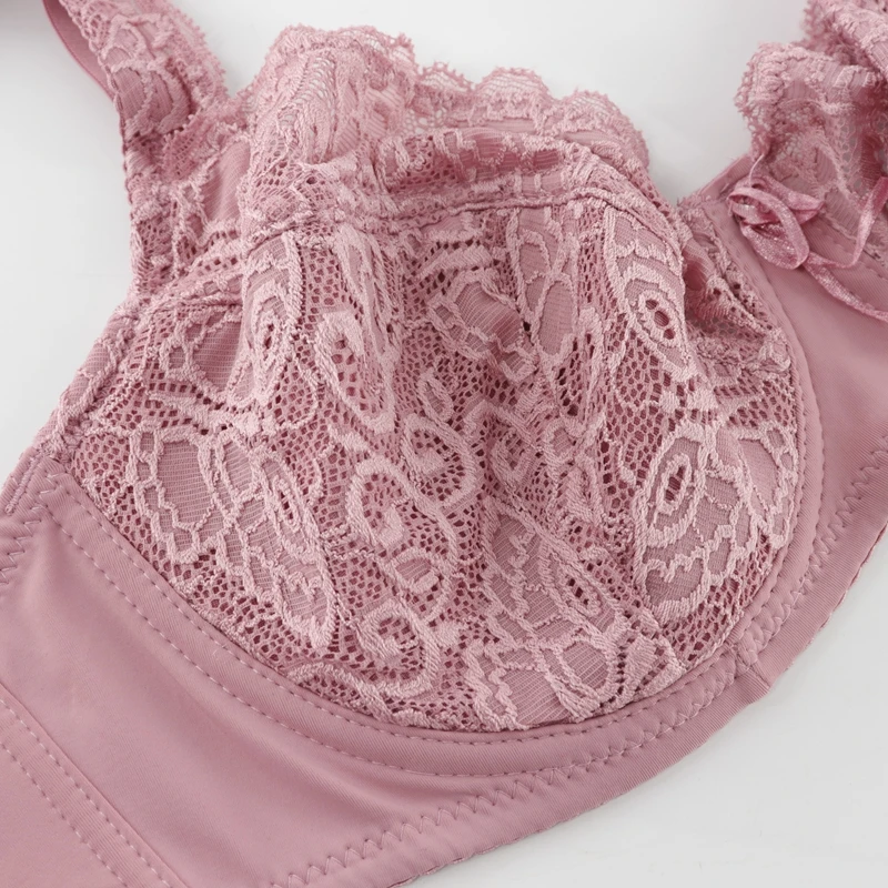 Beauwear бюстгальтер с поддержкой полной фигуры большого размера DD E F минимайзер бюстгальтеры для размера плюс женское сексуальное кружевное нижнее белье без подкладки цветочное белье