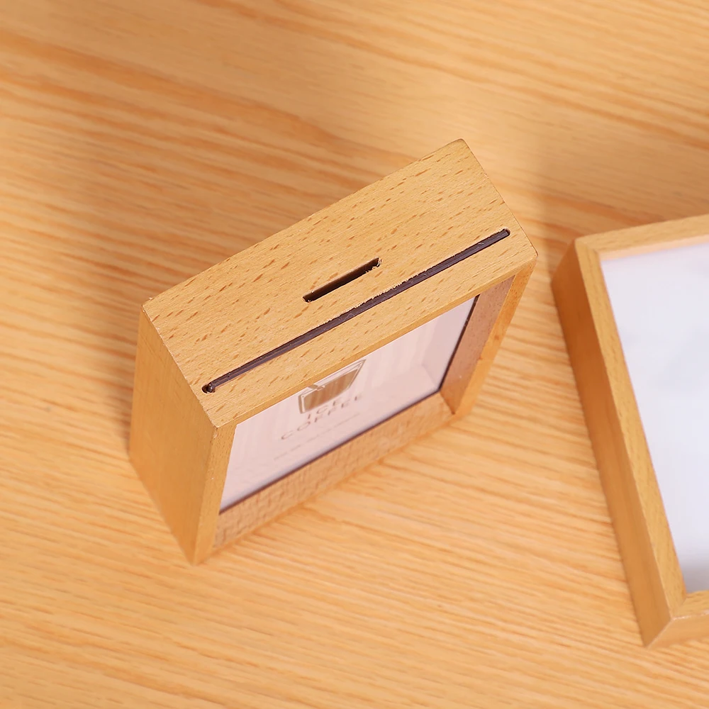 1 шт. креативная деревянная рамка для фотографий в скандинавском стиле копилка