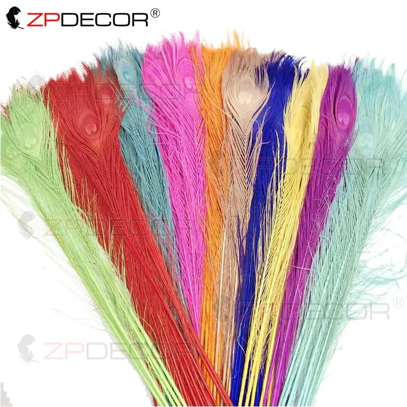 

Перья павлина или перья для волос, 80-90 см, ZPDECOR