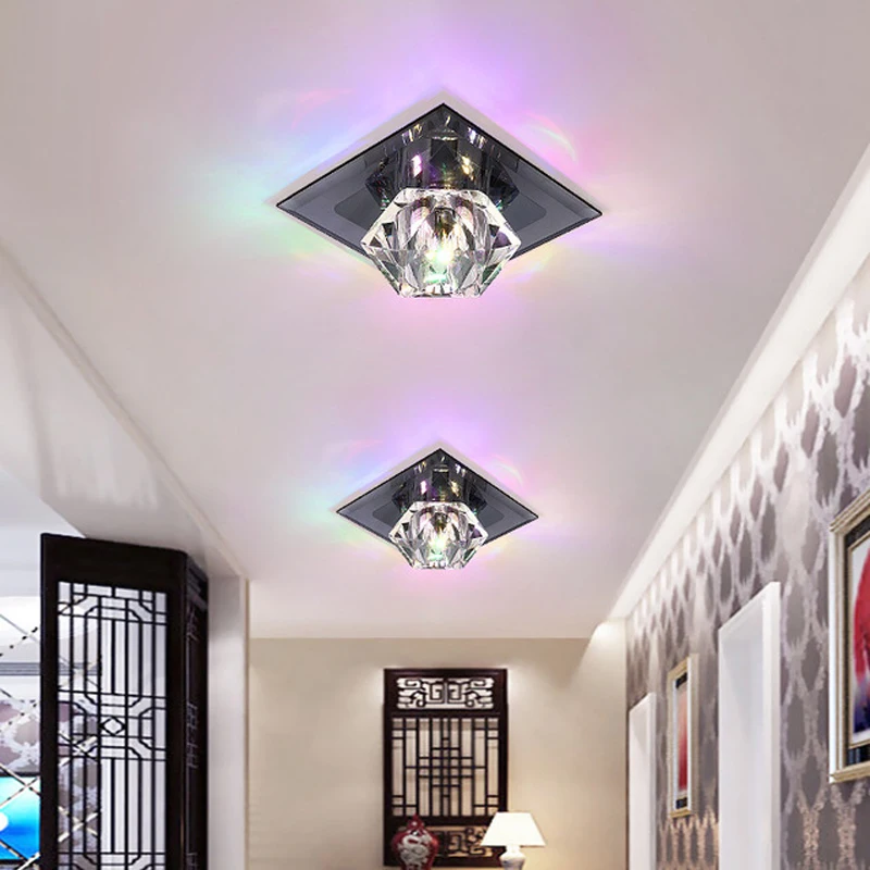 NEARCAM modern minimalist living room embedded aisle light corridor light LED crystal porch creative balcony lighting downlight