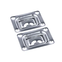 whole sale 3 stainless steel floor lift handle buckle 4 pieces