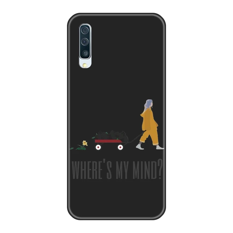 No.6 Чехол для samsung Galaxy A10 A20 A30 A40, силиконовый чехол Billie Eilish, задняя крышка для samsung A80 A70 A60 A50, чехол для телефона - Цвет: No.6