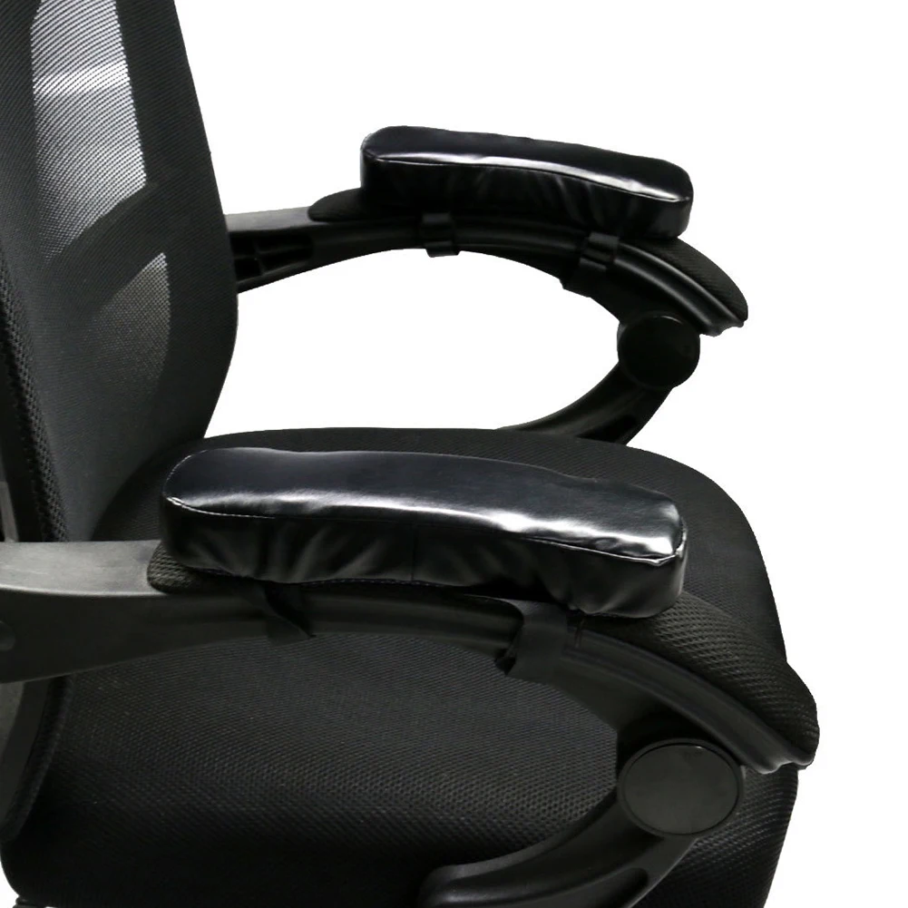 

2PCS PU Hand Pillow Hand Rests Elbow Pillow Support Office Chair Cushion Armrest Pads Arm Memory Foam
