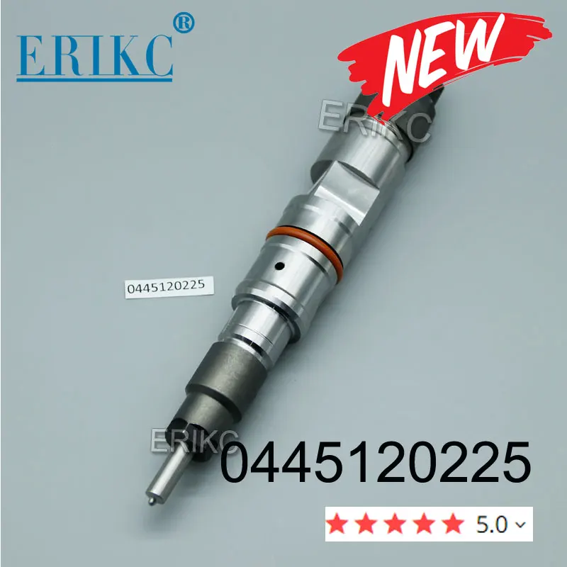 

ERIKC Common Rail Injection 0445120225 Diesel Fuel Injector 0445 120 225 Nozzle Parts 0 445 120 225 for Yuchai G1000-1112100-A38